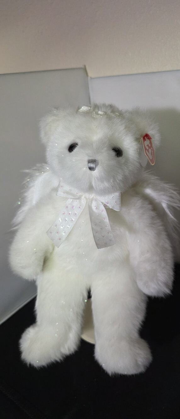 2002 TY Classic Plush ANGELINA the Angel Bear Stuffed Animal 12” R1